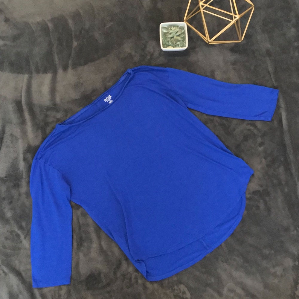 A.n.a Royal blue top